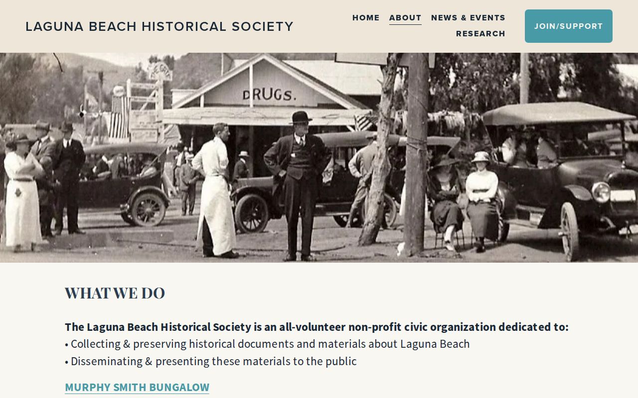 Laguna Beach directory material in Historical Society collections